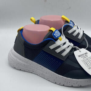 Hey Dude Sirocco Play Varsity Mens Boys Junior Size J6 Blue Gray Light weight